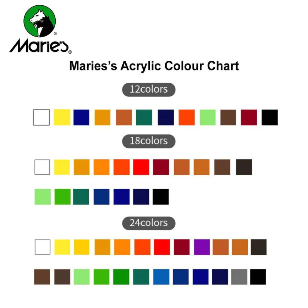 Maries Acrylic Paints Color